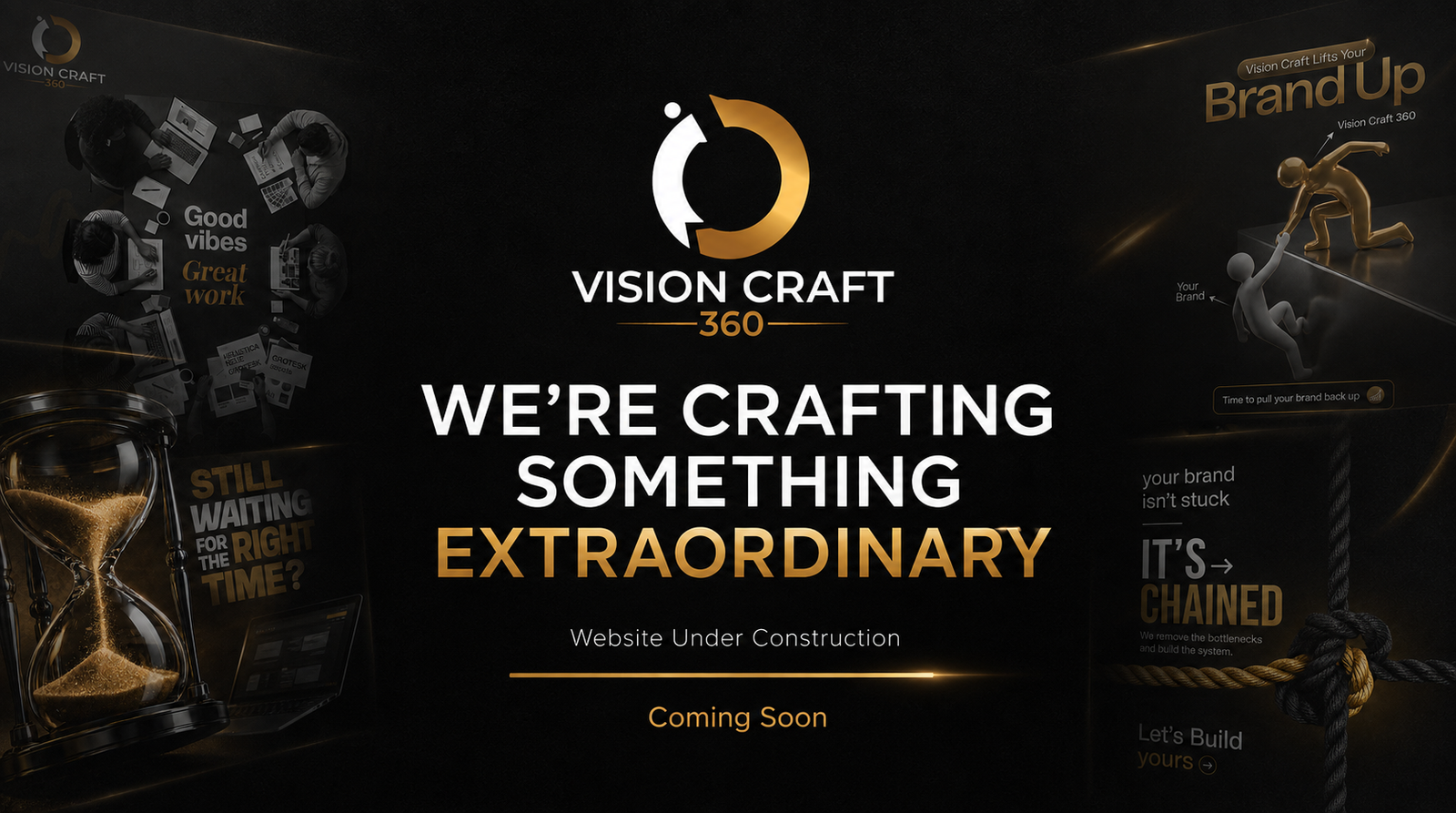 Vision Craft 360 website under construction